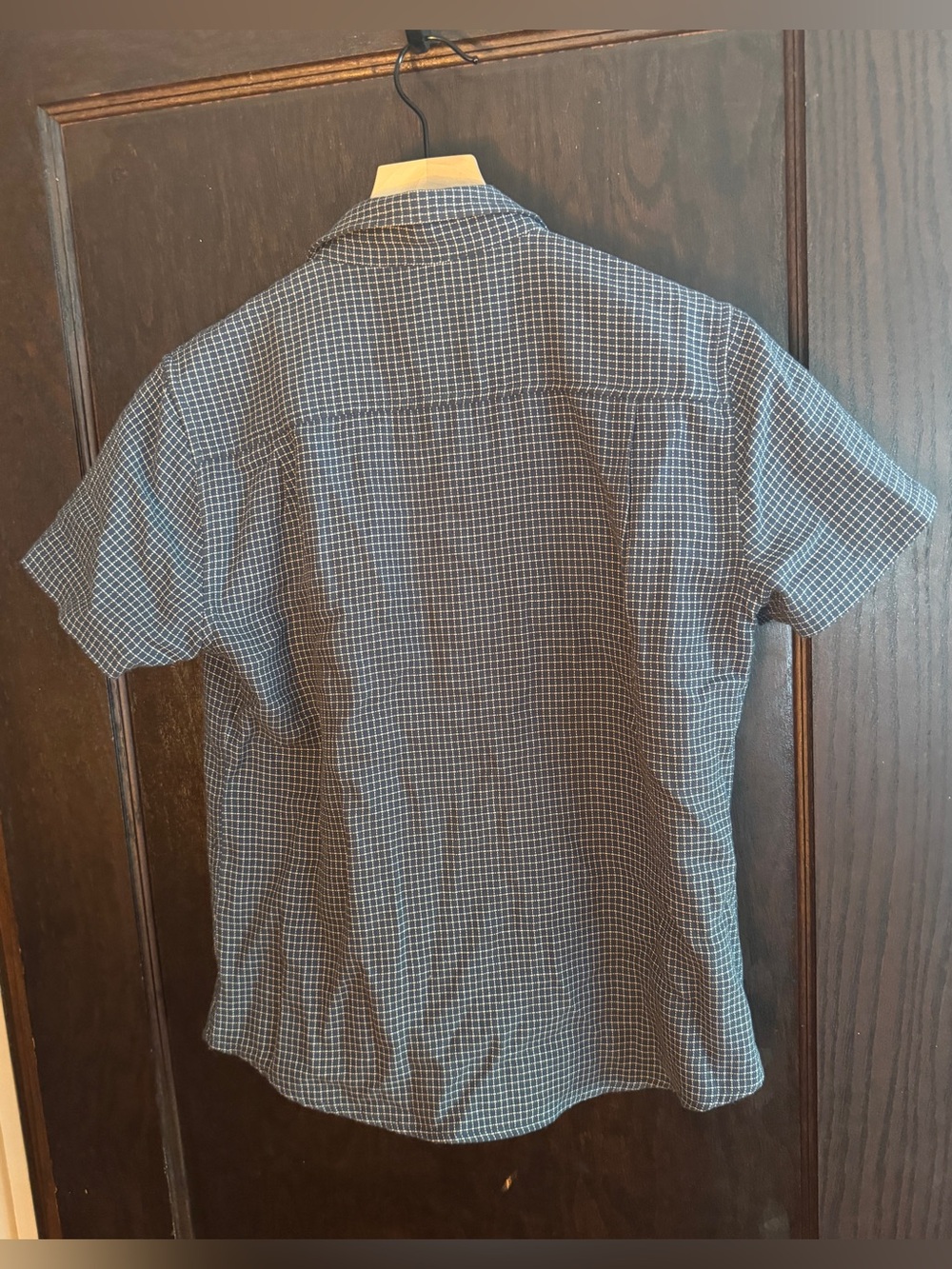 Bridge & Burn The Lana Shirt - Navy Grid - Small - Picture 3 of 7
